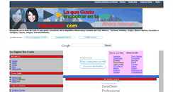 Desktop Screenshot of loqueguste.com
