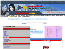 Tablet Screenshot of loqueguste.com